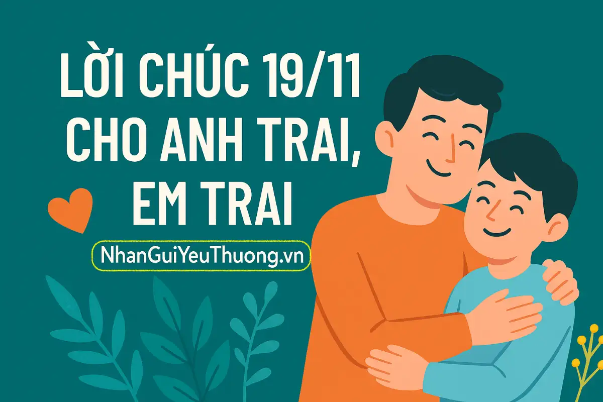 Chúc 19/11 Cho Anh Trai, Em Trai