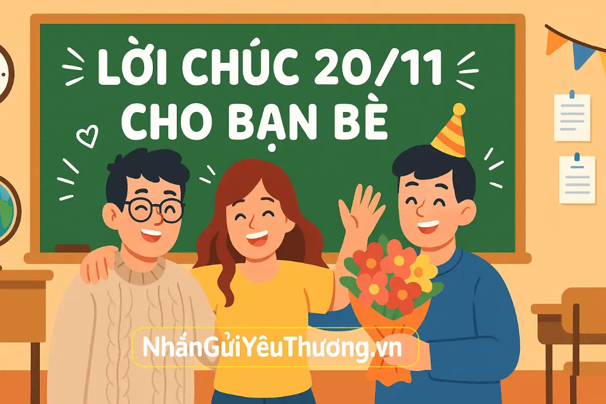Lời Chúc 20/11 Cho Bạn Bè