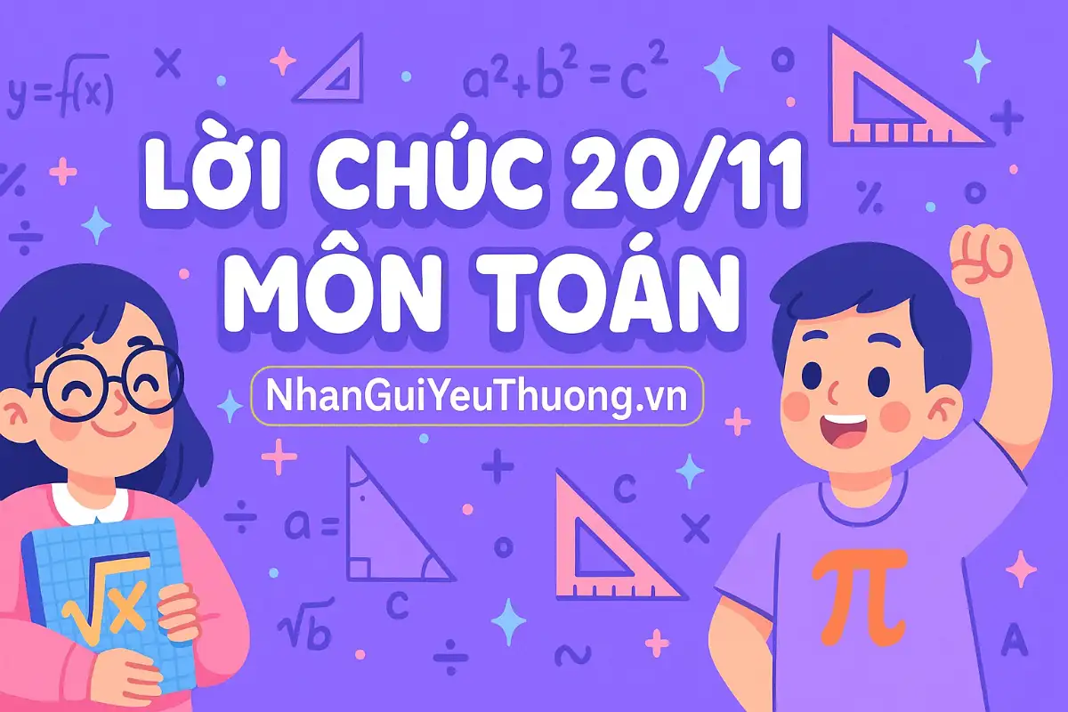 Lời Chúc 20/11 Môn Toán