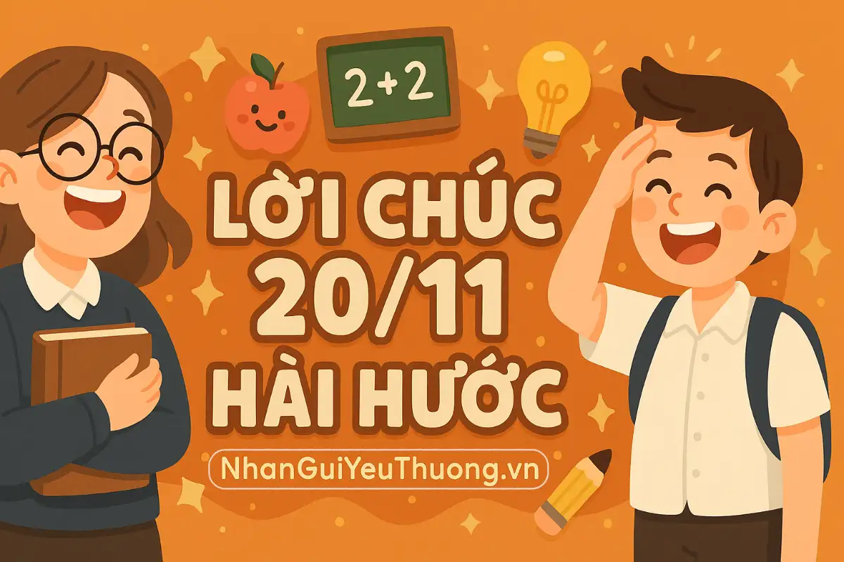 Lời Chúc 20/11 Ngắn Gọn Ý Nghĩa Hài Hước