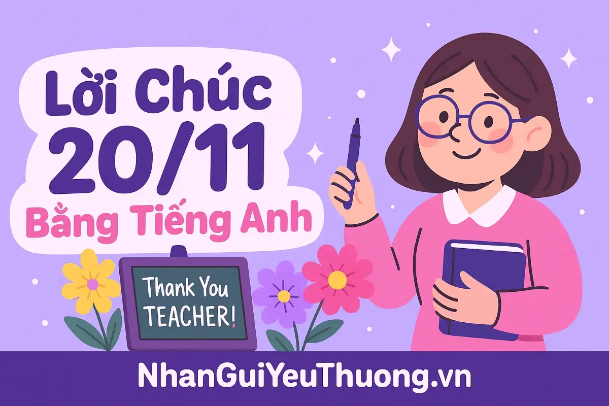 Lời Chúc 20/11 Bằng Tiếng Anh