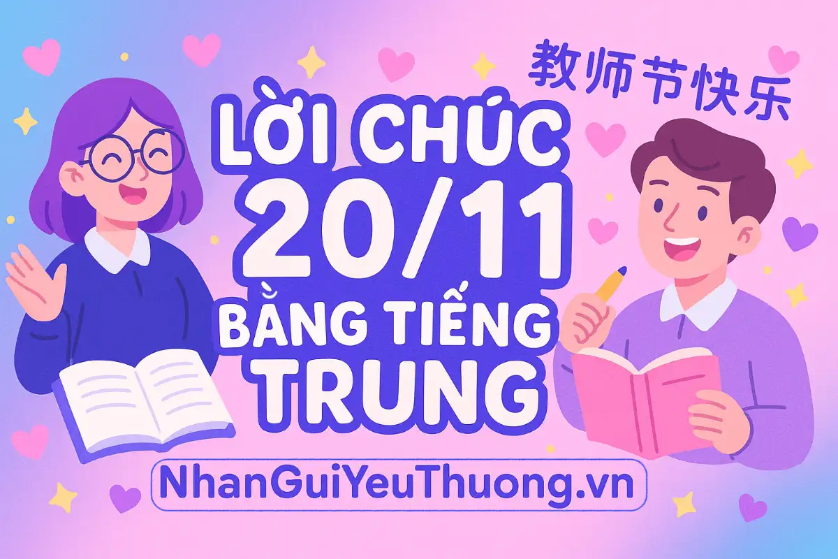 Lời Chúc 20/11 Bằng Tiếng Trung
