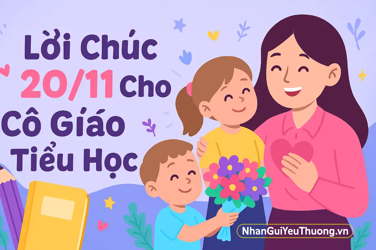 Lời Chúc 20/11 Cho Cô Giáo Tiểu Học