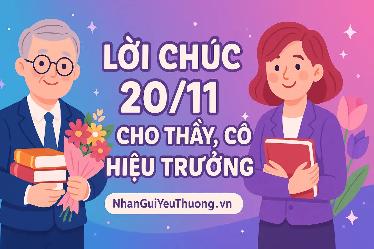 Lời Chúc 20/11 Cho Thầy, Cô Hiệu Trưởng
