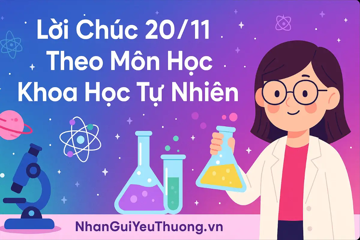 Lời Chúc 20/11 Theo Môn Học Khoa Học Tự Nhiên