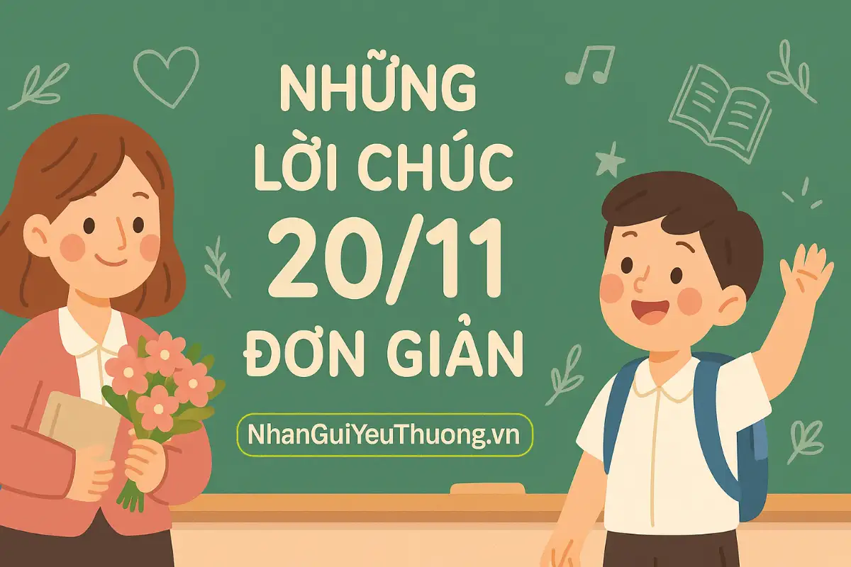 Những Lời Chúc 20/11 Đơn Giản