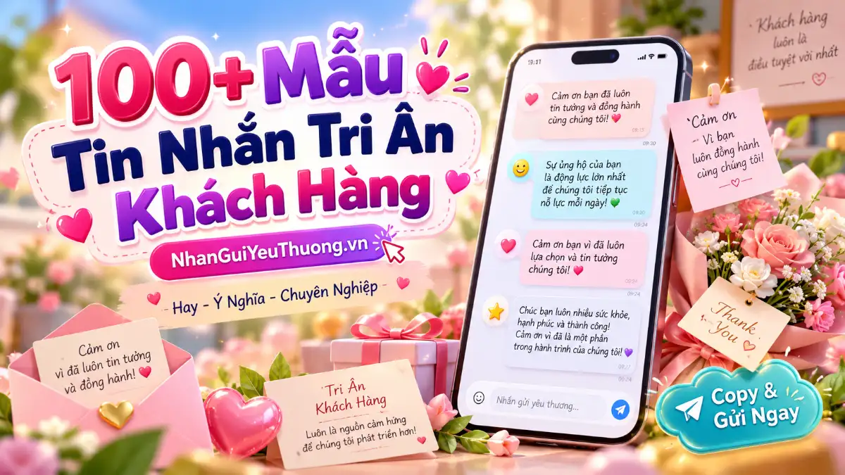 Mẫu Tin Nhắn Tri Ân Khách Hàng